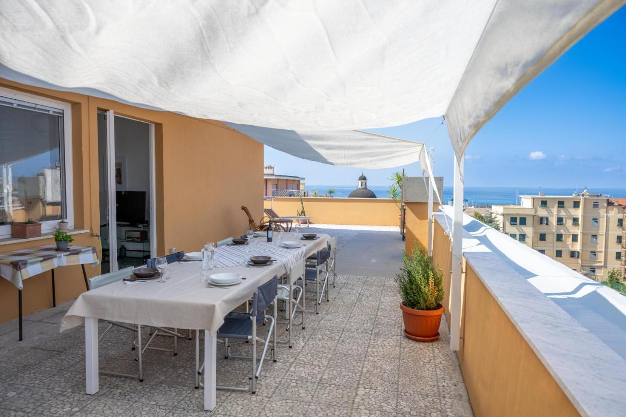La Terrazza Di Chiavari Bagian luar foto